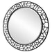 Mosaic Mirror Satin Black-Mirrors/Pictures-Uttermost-Lighting Design Store