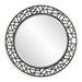 Mosaic Mirror Satin Black-Mirrors/Pictures-Uttermost-Lighting Design Store