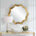 Flare Mirror Stainless Steel-Mirrors/Pictures-Uttermost-Lighting Design Store