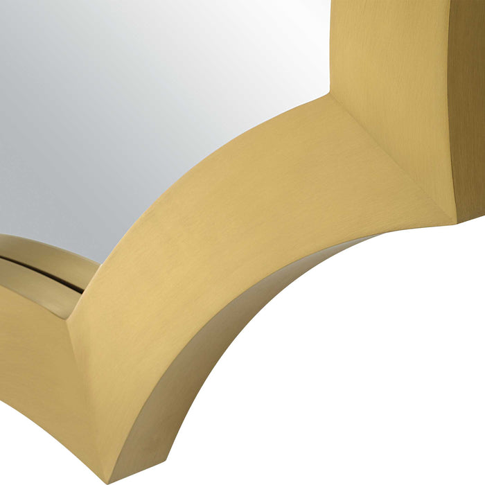 Flare Mirror Stainless Steel-Mirrors/Pictures-Uttermost-Lighting Design Store