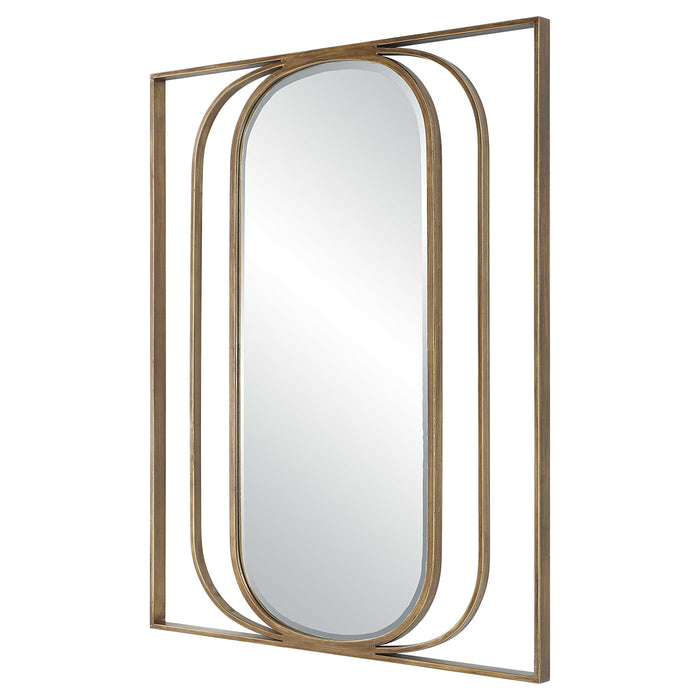 Replicate Mirror Antiqued Gold-Mirrors/Pictures-Uttermost-Lighting Design Store