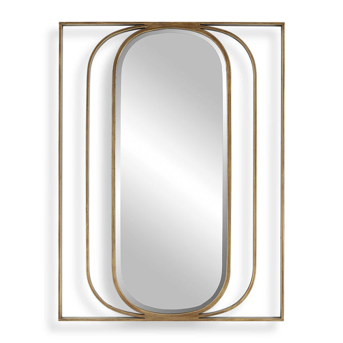 Replicate Mirror Antiqued Gold-Mirrors/Pictures-Uttermost-Lighting Design Store