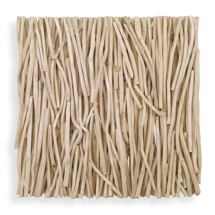 Gathered Teak Wall Decor Refreshing Bleached-Mirrors/Pictures-Uttermost-Lighting Design Store