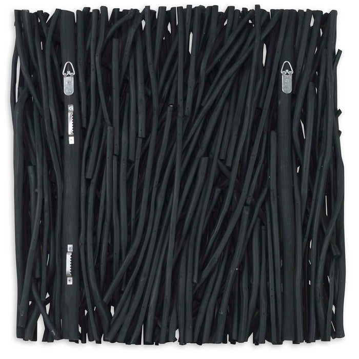 Gathered Teak Wall Decor Black-Mirrors/Pictures-Uttermost-Lighting Design Store