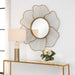 Blossom Mirror Antiqued Gold Leaf-Mirrors/Pictures-Uttermost-Lighting Design Store
