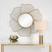 Blossom Mirror Antiqued Gold Leaf-Mirrors/Pictures-Uttermost-Lighting Design Store
