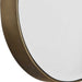Lago Mirror Antiqued Golden Bronze-Mirrors/Pictures-Uttermost-Lighting Design Store