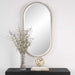 Lago Mirror Antiqued Golden Bronze-Mirrors/Pictures-Uttermost-Lighting Design Store