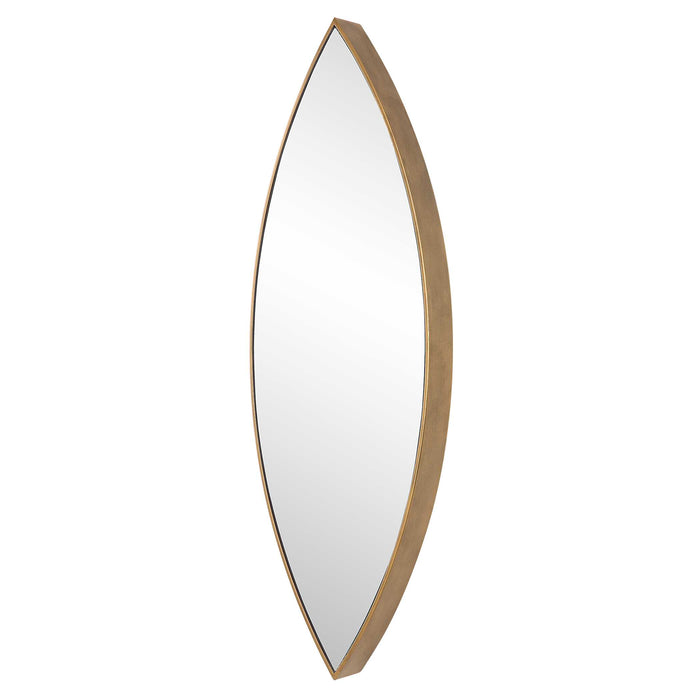 Ellipse Mirror Antiqued Golden Bronze-Mirrors/Pictures-Uttermost-Lighting Design Store