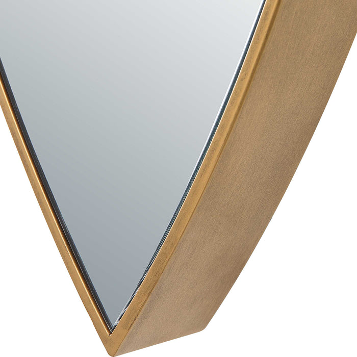 Ellipse Mirror Antiqued Golden Bronze-Mirrors/Pictures-Uttermost-Lighting Design Store
