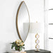 Ellipse Mirror Antiqued Golden Bronze-Mirrors/Pictures-Uttermost-Lighting Design Store