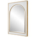 Crisanta Mirror Gloss White-Mirrors/Pictures-Uttermost-Lighting Design Store