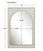 Crisanta Mirror Gloss White-Mirrors/Pictures-Uttermost-Lighting Design Store