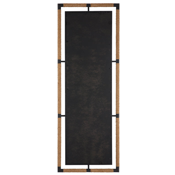 Melville Mirror Textured Rust Black-Mirrors/Pictures-Uttermost-Lighting Design Store