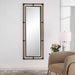 Melville Mirror Textured Rust Black-Mirrors/Pictures-Uttermost-Lighting Design Store