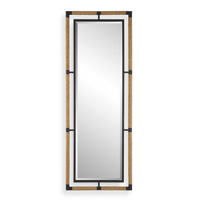Melville Mirror Textured Rust Black-Mirrors/Pictures-Uttermost-Lighting Design Store