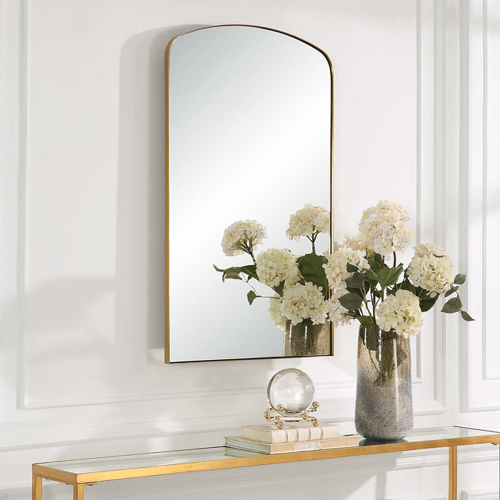 Tordera Mirror Brass Plated-Mirrors/Pictures-Uttermost-Lighting Design Store