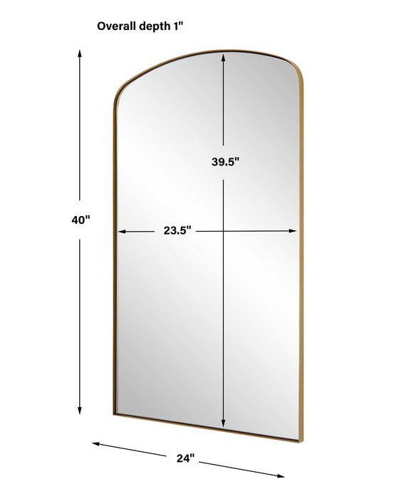 Tordera Mirror Brass Plated-Mirrors/Pictures-Uttermost-Lighting Design Store