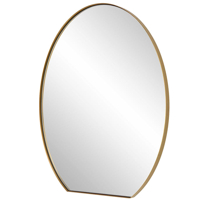 Cabell Mirror Brushed Brass-Mirrors/Pictures-Uttermost-Lighting Design Store
