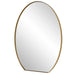 Cabell Mirror Brushed Brass-Mirrors/Pictures-Uttermost-Lighting Design Store