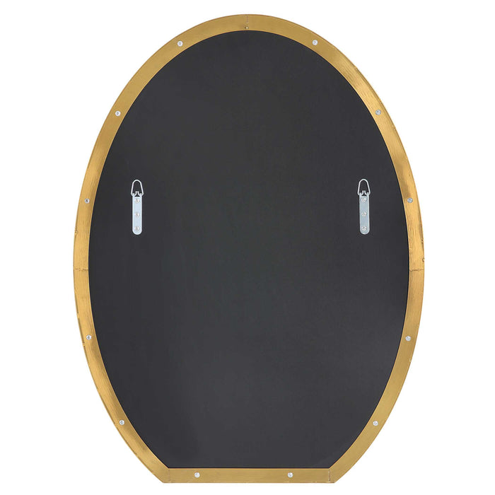 Cabell Mirror Brushed Brass-Mirrors/Pictures-Uttermost-Lighting Design Store