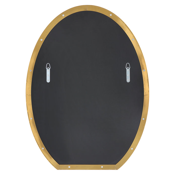Cabell Mirror Brushed Brass-Mirrors/Pictures-Uttermost-Lighting Design Store