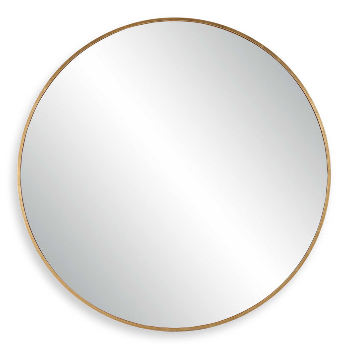 Junius Mirror Antiqued Gold Leaf-Mirrors/Pictures-Uttermost-Lighting Design Store