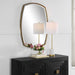 Varenna Mirror Antiqued Gold-Mirrors/Pictures-Uttermost-Lighting Design Store