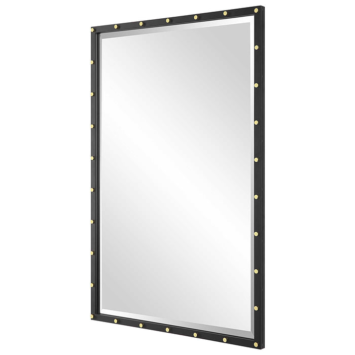 Benedo Mirror Matte Black-Mirrors/Pictures-Uttermost-Lighting Design Store