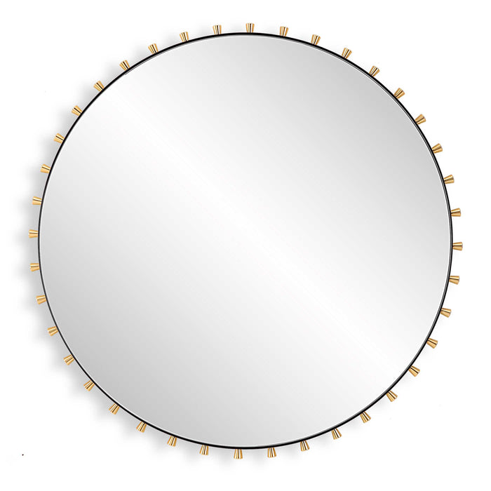 Cosmopolitan Mirror Matte Black-Mirrors/Pictures-Uttermost-Lighting Design Store