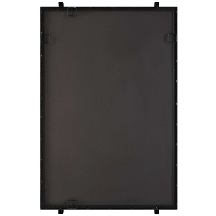 Ladonna Mirror Matte Black-Mirrors/Pictures-Uttermost-Lighting Design Store