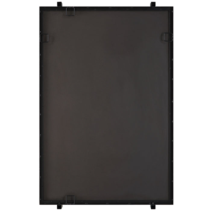 Ladonna Mirror Matte Black-Mirrors/Pictures-Uttermost-Lighting Design Store