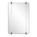 Ladonna Mirror Matte Black-Mirrors/Pictures-Uttermost-Lighting Design Store