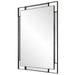Stellan Mirror Matte Black-Mirrors/Pictures-Uttermost-Lighting Design Store