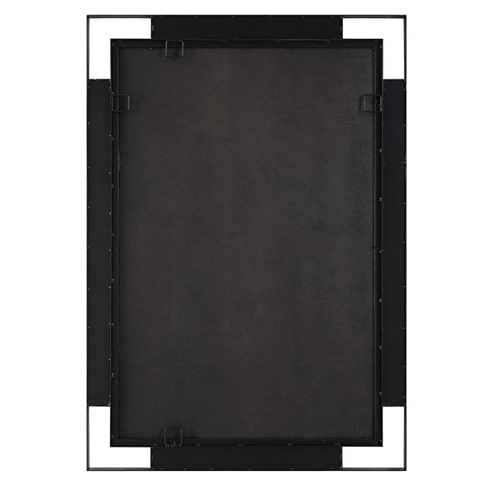 Stellan Mirror Matte Black-Mirrors/Pictures-Uttermost-Lighting Design Store