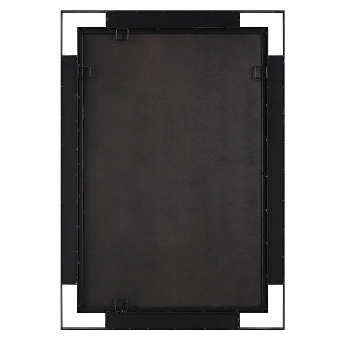 Stellan Mirror Matte Black-Mirrors/Pictures-Uttermost-Lighting Design Store