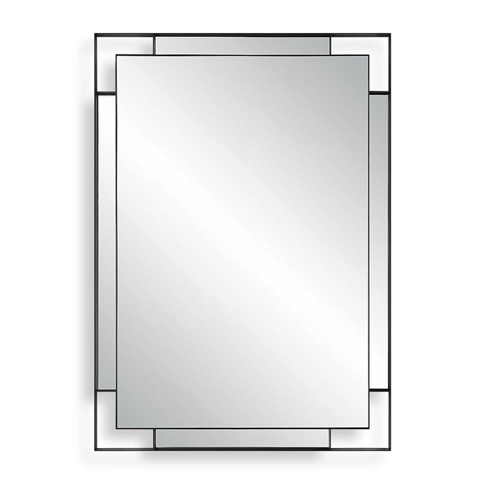 Stellan Mirror Matte Black-Mirrors/Pictures-Uttermost-Lighting Design Store