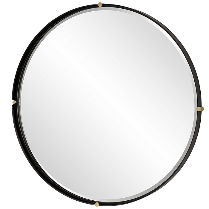 Bonded Mirror Matte Black-Mirrors/Pictures-Uttermost-Lighting Design Store