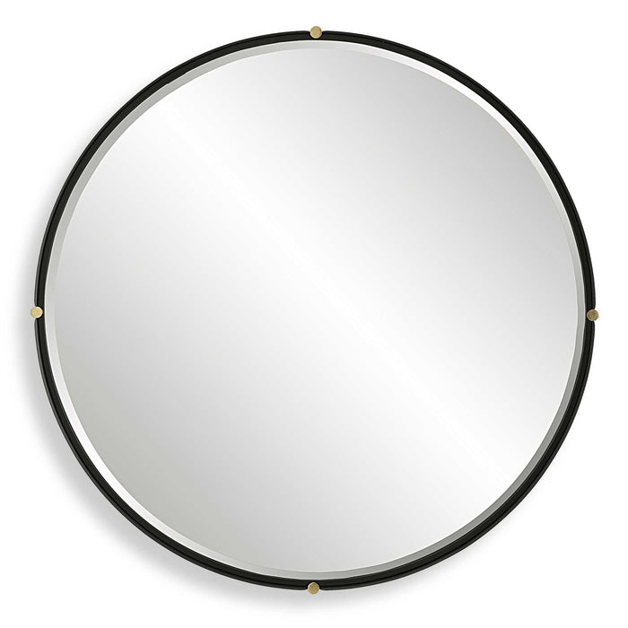 Bonded Mirror Matte Black-Mirrors/Pictures-Uttermost-Lighting Design Store