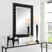 Studded Mirror Matte Black-Mirrors/Pictures-Uttermost-Lighting Design Store