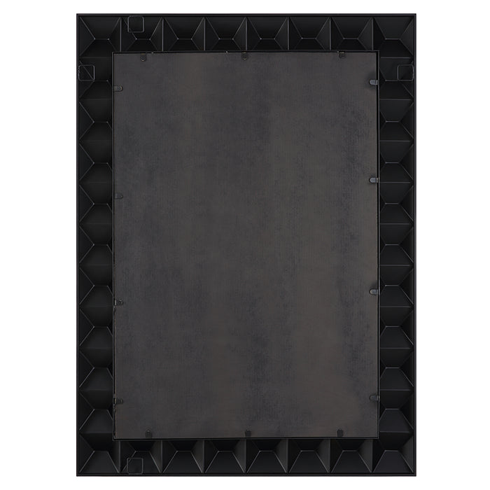 Studded Mirror Matte Black-Mirrors/Pictures-Uttermost-Lighting Design Store