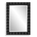 Studded Mirror Matte Black-Mirrors/Pictures-Uttermost-Lighting Design Store