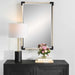 Marina Mirror Matte Black-Mirrors/Pictures-Uttermost-Lighting Design Store