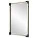 Marina Mirror Matte Black-Mirrors/Pictures-Uttermost-Lighting Design Store
