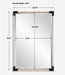 Marina Mirror Matte Black-Mirrors/Pictures-Uttermost-Lighting Design Store