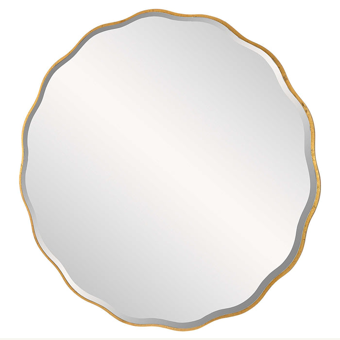 Aneta Mirror Aged Gold-Mirrors/Pictures-Uttermost-Lighting Design Store