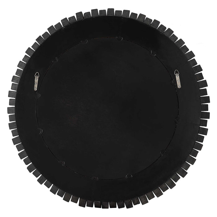 Circle Of Piers Mirror Ebony Stain-Mirrors/Pictures-Uttermost-Lighting Design Store