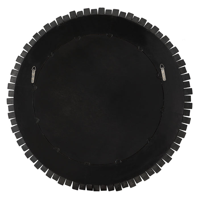 Circle Of Piers Mirror Ebony Stain-Mirrors/Pictures-Uttermost-Lighting Design Store