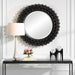 Circle Of Piers Mirror Ebony Stain-Mirrors/Pictures-Uttermost-Lighting Design Store