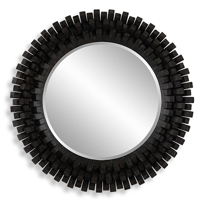 Circle Of Piers Mirror Ebony Stain-Mirrors/Pictures-Uttermost-Lighting Design Store